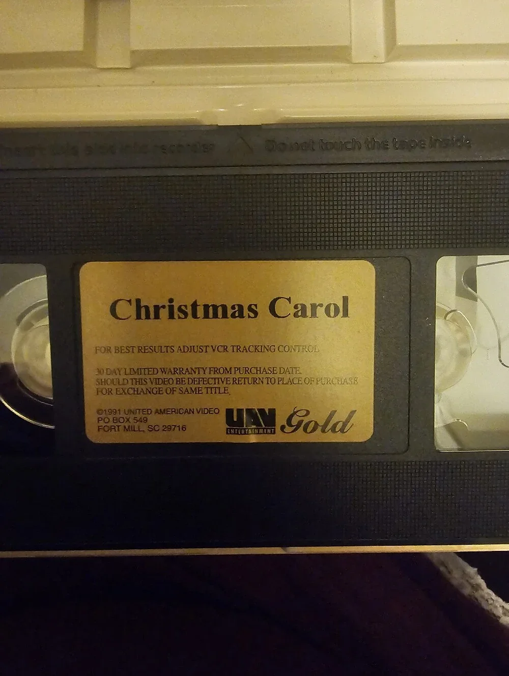 Set of 10 Assorted Christmas VHS Tape Collection
